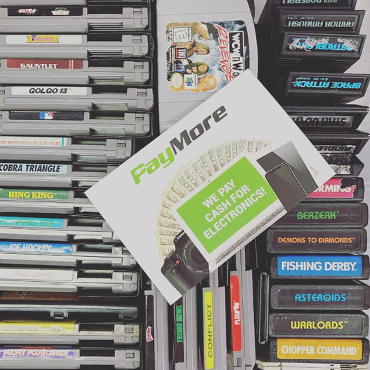 PayMore Stores® Bargain Bin Video Games 4 for $19.99 SNES NES PS5 + More!
